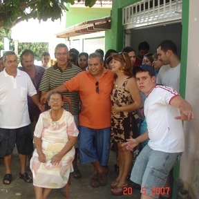 Família reunida em maio de 2007